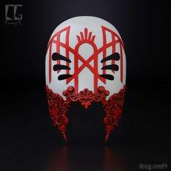 im1.jpg Archivo 3D Antifaz Sleep Token・Plan de impresión en 3D para descargar