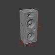 Size.jpg 1:64 Scale Music Speaker - Speaker Box Stack