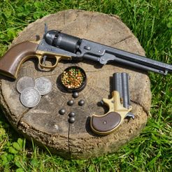 BILD_10.jpg Archivo 3D Pistola de casquillos Colt Navy 1851・Objeto de impresión 3D para descargar, waltwil778
