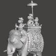 q2.png Indian Chess Set - Queen Elephant Piece