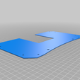 down_plate.png Tray for X12S Horus. V2. 3D and CNC. Pulpit, Senderpult.