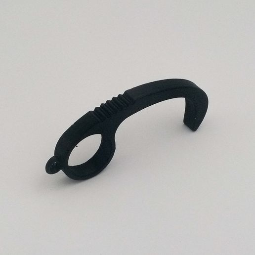 Door opener key ring 3D model