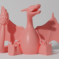 charizit.png STL file CHARIZARD SITTING (PART OF THE CHARIZARDPACK, AND CHAREVOPACK, READ DESCRIPTION)・Design to download and 3D print, ShadowBons