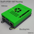 1.png RaspberryPi 4 POE+ HAT Housing by Nerdiy.de