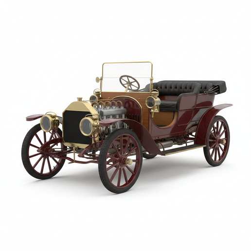 Daimler Phoenix engine bay STL, hypercar STL, garage diorama car STL, car trophy STL, tuner car STL, no support car STL, touring car STL, car collectible STL, rat rod STL, prototype race car STL, American muscle car STL, steampunk car STL, custom car STL,