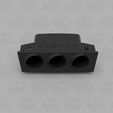 W202-Triple-Gauge-Holder-6.png W202 / S202 Triple 52mm Gauge Holder
