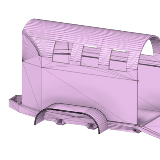 Playmobil kid trailer 3D model