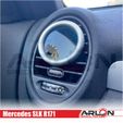 1.jpg Air Vent Gauge Pod, 52mm, Mercedes SLK R171 "Arlon Special Parts"