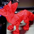 Niedlicher Flexi Print-in-Place Fuchs
