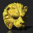 default.104.jpg Squid Game Mask - Vip Lion Mask 3D print model