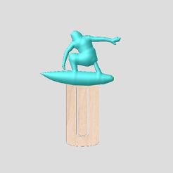 surfeur marque page.JPG Free STL file Page bookmark・3D print object to download, robinwood87cnc
