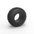 1.jpg 3D file Diecast offroad tire 104 Scale 1:25・Design to download and 3D print