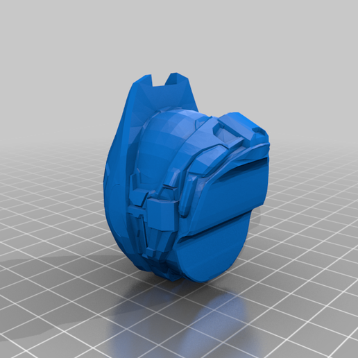 Halo helmet keychain 3D model