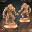 Base size: 25mm PRE-SUPPORTED Nr: 22-07-20 PATREON patreon.com/my3dprintforge Werewolf Nr1