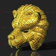 default.101.jpg Squid Game Mask - Vip Lion Mask 3D print model