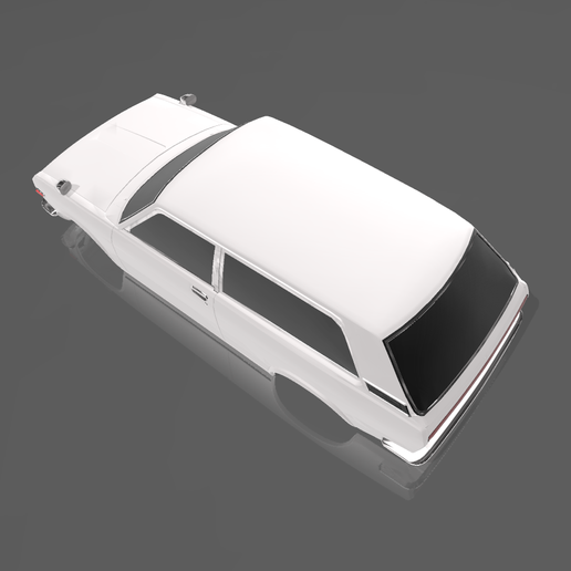 🚪 DATSUN 510 WAGON 2 DOOR 1:24 & 1:25 SCALE・ OBJ File for