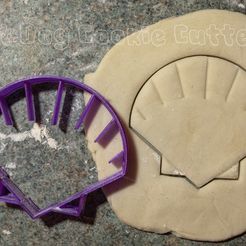 seashell.JPG STL-Datei Seashell Cookie Cutters・3D-Druck-Idee zum Herunterladen