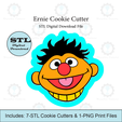 Etsy-Listing-Template-STL.png Ernie Cookie Cutter | STL File