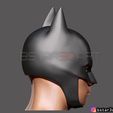 19.jpg Batman Helmet-The Batman 2021-Robert Pattinson-DC comic Fan Art 3D print model