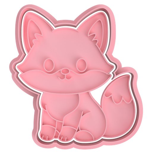 FOX CUTTERS FOR COOKIES AND FONDANT - 3D model önizlemesi