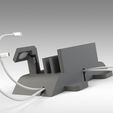 Untitled-8.jpg STL file Apple Device Charging Station for MacBook and iPad Pro・3D print design to download
