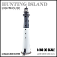 HUNTING ISLAND LIGHTHOUSE L D 1/160 (N) SCALE @ ARiscale by OSCAR BALLESTEROS = ° L64 X W82 X H284 (mm) >= 3D file HUNTING ISLAND LIGHTHOUSE - N (1/160) SCALE MODEL LANDMARK・3D printable model to download