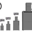 Assests-scales.png Daily Planet Newspaper machine in various scales for 3d printing