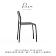 IKEA-inspired-Adde-Chair-5.png IKEA-inspired Adde Chair, Miniature Furniture, Modern Style Miniature Furniture, Mini Furniture