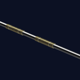 3.png Black Panther - Okoye vibranium spear 3D model