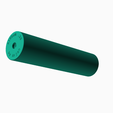 m181-9-200-50mm-straight-3.png Airgun silencer (medium, untapered) with M18x1 threads .35 caliber 9mm