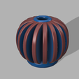 d.PNG STL-Datei Schöne ovale Vase R / Joli vase ovale R kostenlos・3D-druckbares Design zum herunterladen