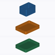 clear-parts-isometric.png Generic Trading Card Deck Box - Standard & Loose Fit Lids
