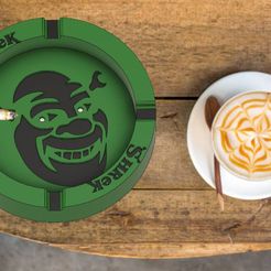 Preview1.jpg Archivo STL Cenicero SHREK・Plan de impresora 3D para descargar