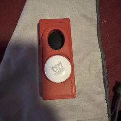 IMG_0016.jpg STL file Hampton-Bay TX028C-S Ceiling Fan Remote airtag case・3D printing idea to download