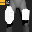 6.png 3D file The Mandalorian - Thigh Plate armour - 3D model - STL (digital download)・3D print model to download