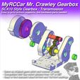 MRCC_MrCrawley_Gearbox_02.jpg MyRCCar Mr. Crawley Gearbox / Transmission, SCX10 style