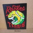 tenis-cancha-pelota-escudo-cartel-letrero-rotulo-gorra.jpg Tennis, ball, court, racquet, tournament, Nadal, Federer, professional, sign, signboard, sign, logo, sign, logo