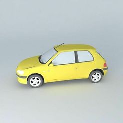 peugeot-106.jpg Free STL file peugeot 106・3D printing template to download