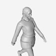 2.jpg Elf Statue Low-poly 3D model