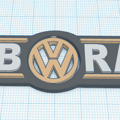 llavero-bora.png STL-Datei VOLKSWAGEN BORA SCHLÜSSELANHÄNGER・3D-Druckvorlage zum Herunterladen