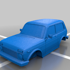 niva_body.png Free STL file Lada Niva・3D print model to download