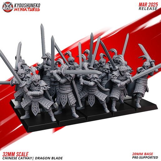 Dragon Blade Warriors | Chinese Cathay 3D model