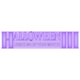 BlackRedSilver - Halloween 3.stl 3D MULTICOLOR LOGO/SIGN - Halloween Horror Movie Titles Megapack