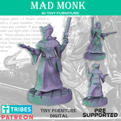 MadMOnk_MMF.png STL file Mad Monk・3D printer model to download