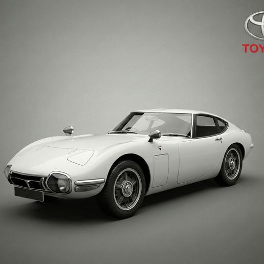 🚗 1967 Toyota 2000GT MF10 – High Detail 3D Printable Model・ 3D