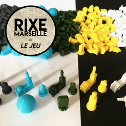 PawnsCults.png Télécharger fichier STL gratuit Pions - Rixe Marseille • Design pour imprimante 3D, Matlek