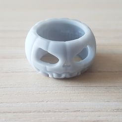 20200430_173854.jpg Free STL file Halloween ring 1・Object to download and to 3D print