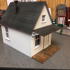 312450904_558886796041290_2699306641999936929_n.jpg STL file Small company house G-scale 1/24・3D printable model to download