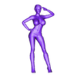 N6_Last_version_150_fixed.stl POSE N6 ATTRACTIVE SEXY WOMAN MINIATURE 3D PRINT MODEL