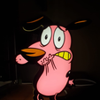 0.png Courage cowardly dog Lamp